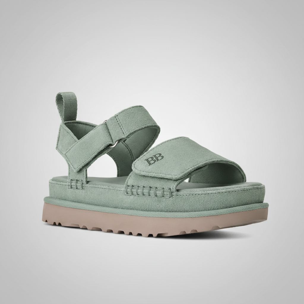 Goldenstar Suede Hook Loop Sandal