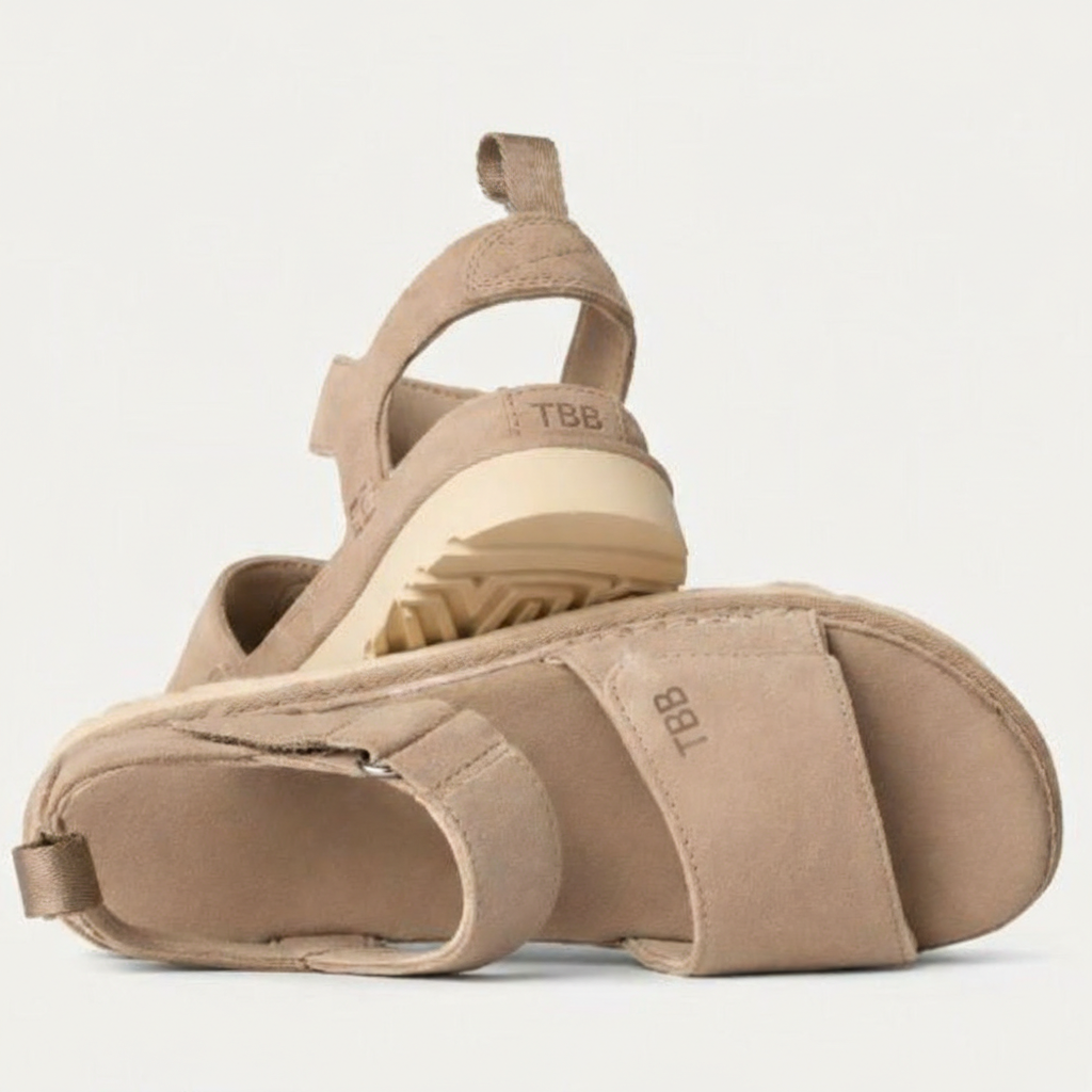 Comfort Sandals With Adjustable Straps And Lightweight Sole 