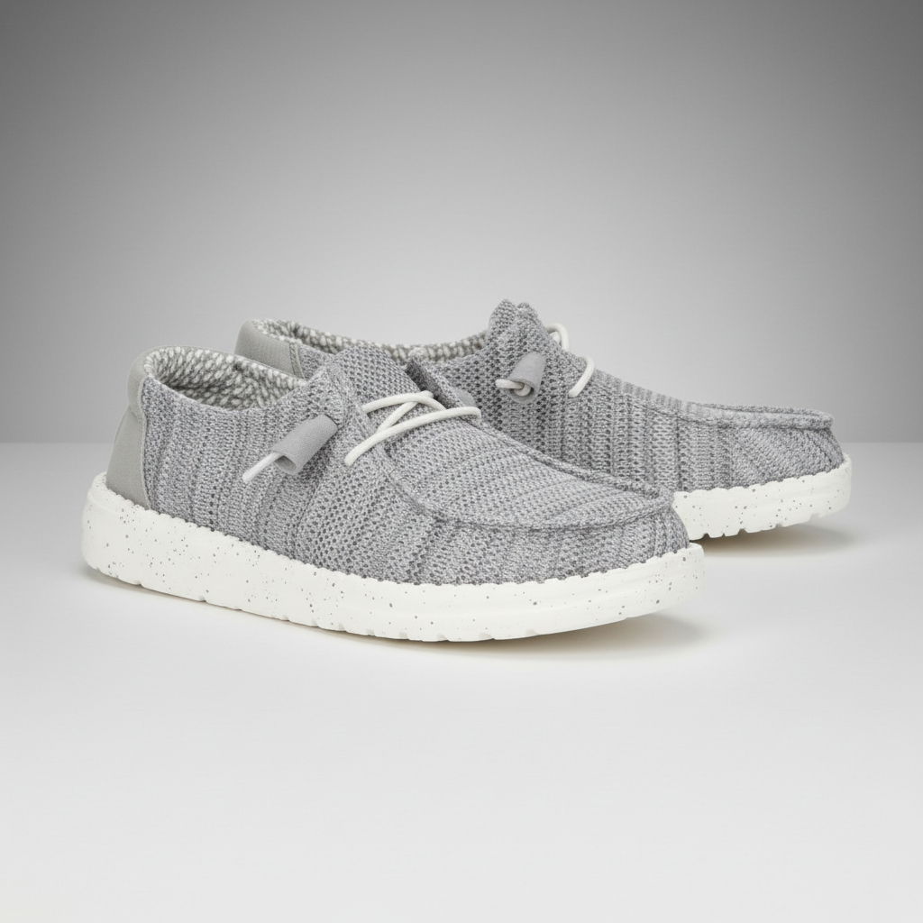 Stretch Mesh Lightweight Slip On Shoes