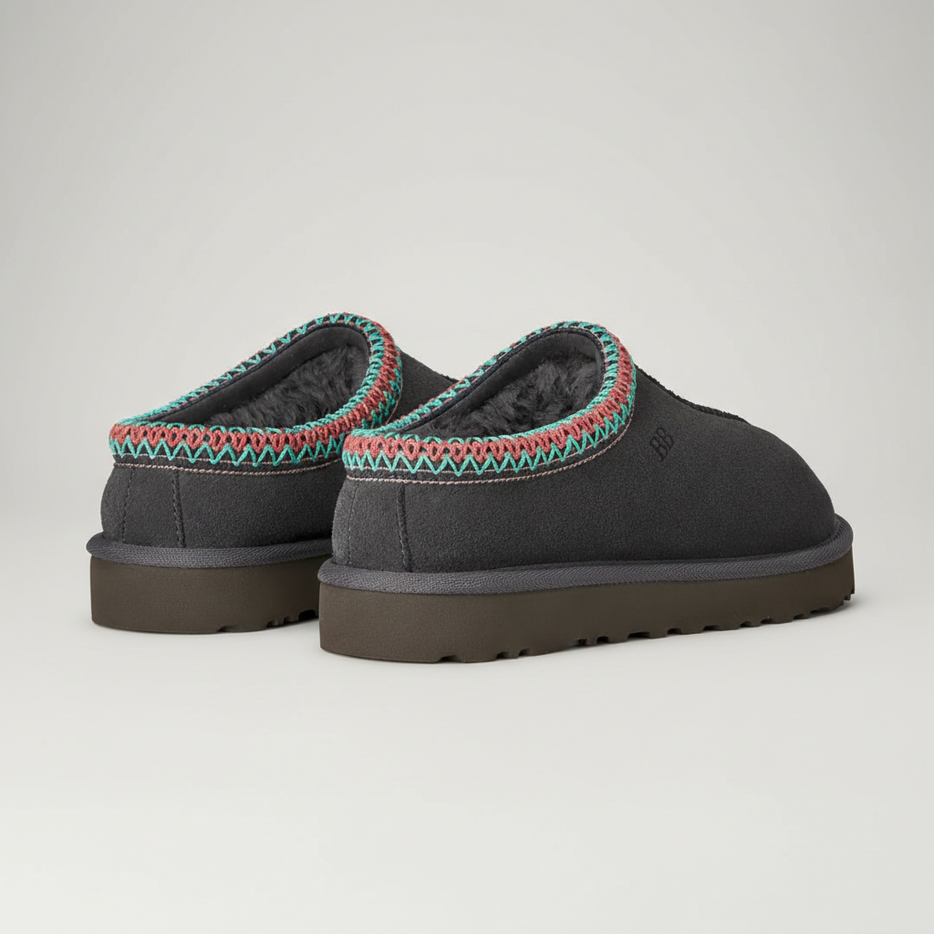 Tasman II Suede Slip On Platform Slipper