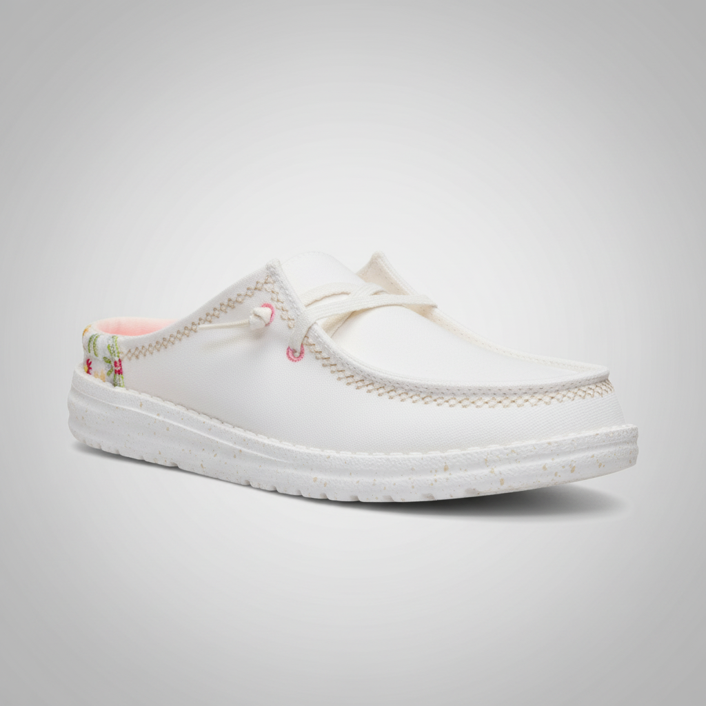 Shimmer Slip On Fashion Sneakers