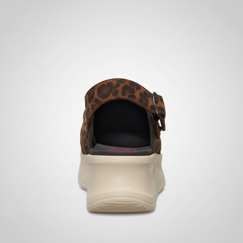 Delray Suede Platform Clog Shoe