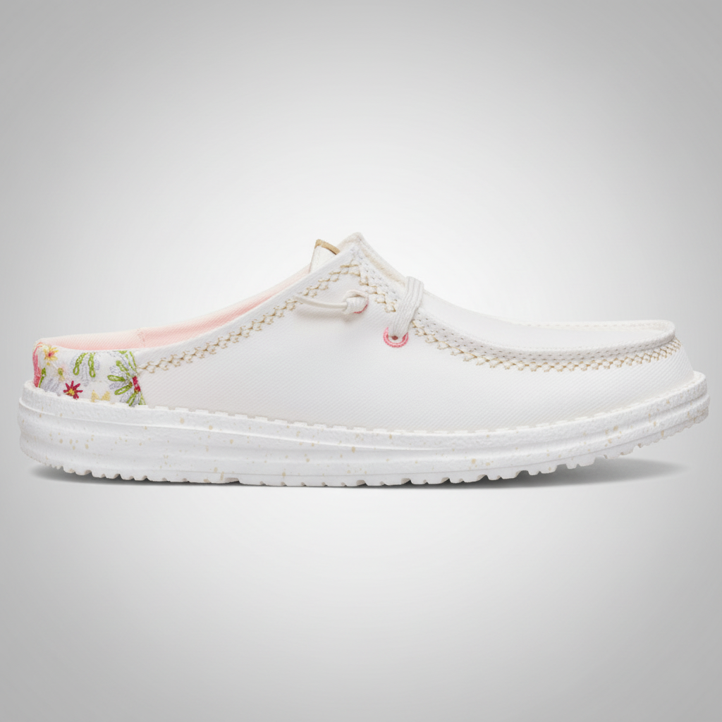 Shimmer Slip On Fashion Sneakers