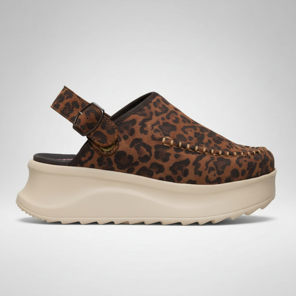 Delray Suede Platform Clog Shoe