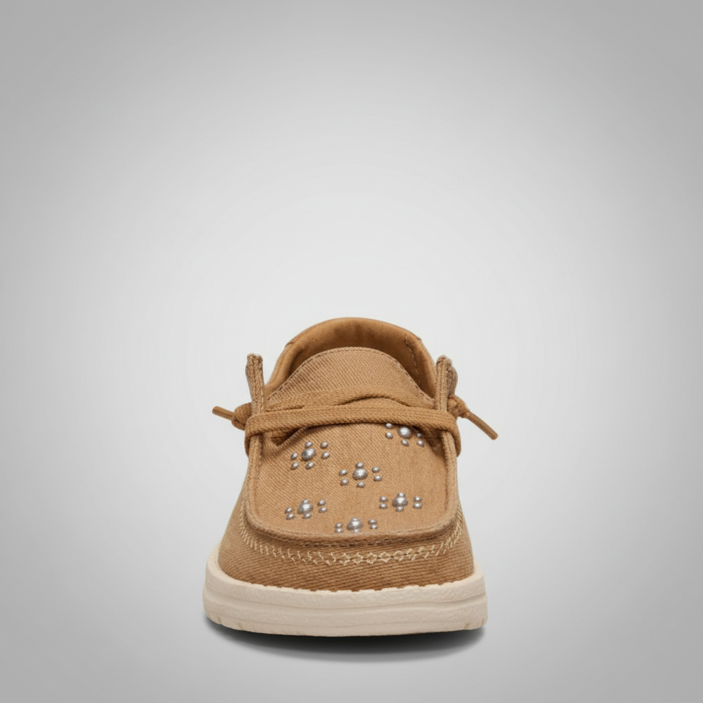 Decorative Star Stud Details Casual Shoes