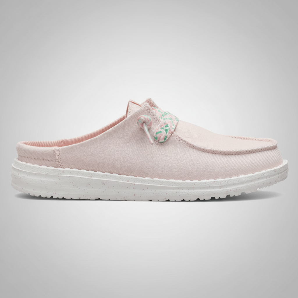 Lightweight Everyday Slip Ons With Lace Details