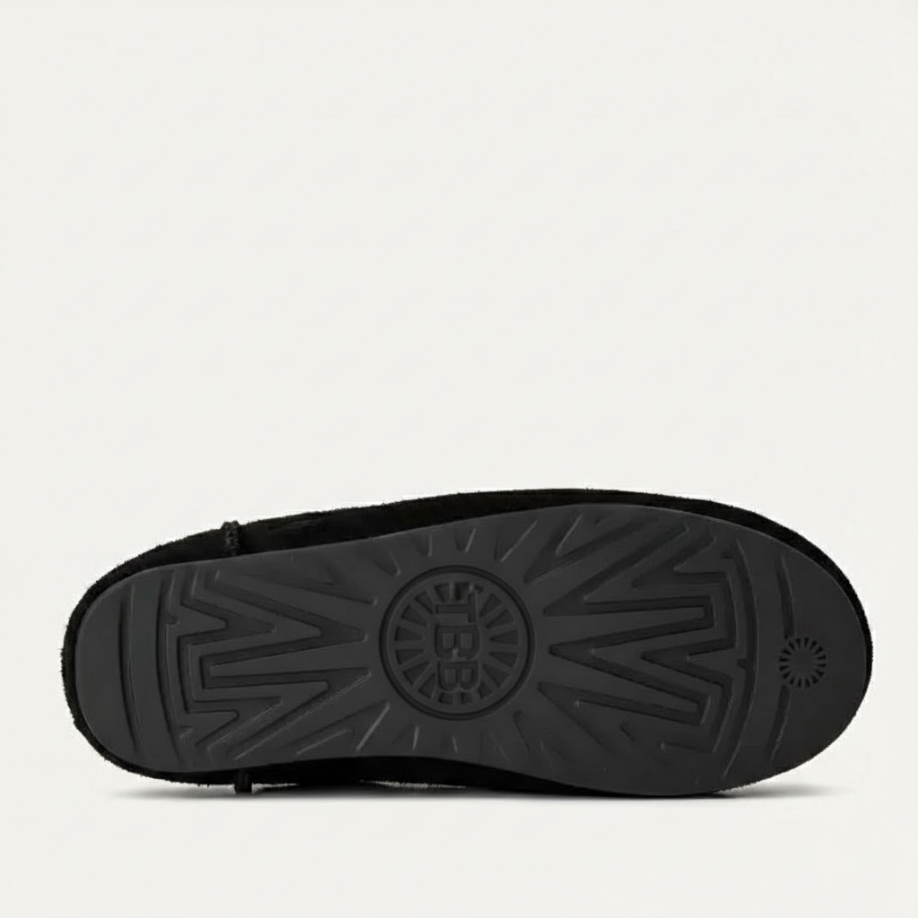 Elea Slip On Minimal Suede Slippers