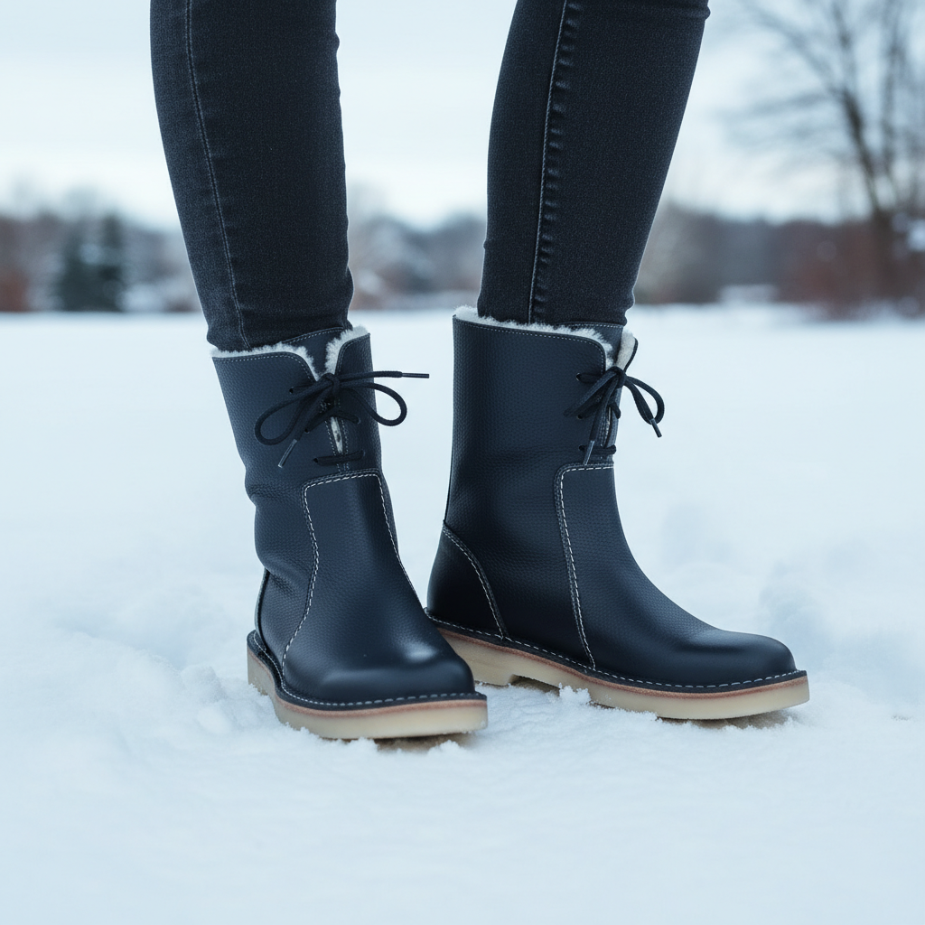 Bradford Classic Leather Snow Boots