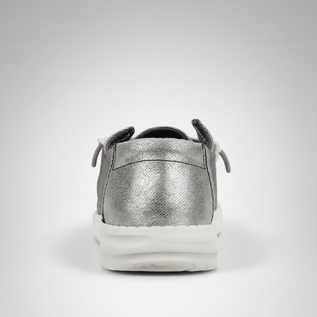 Shimmer Slip On Fashion Sneakers