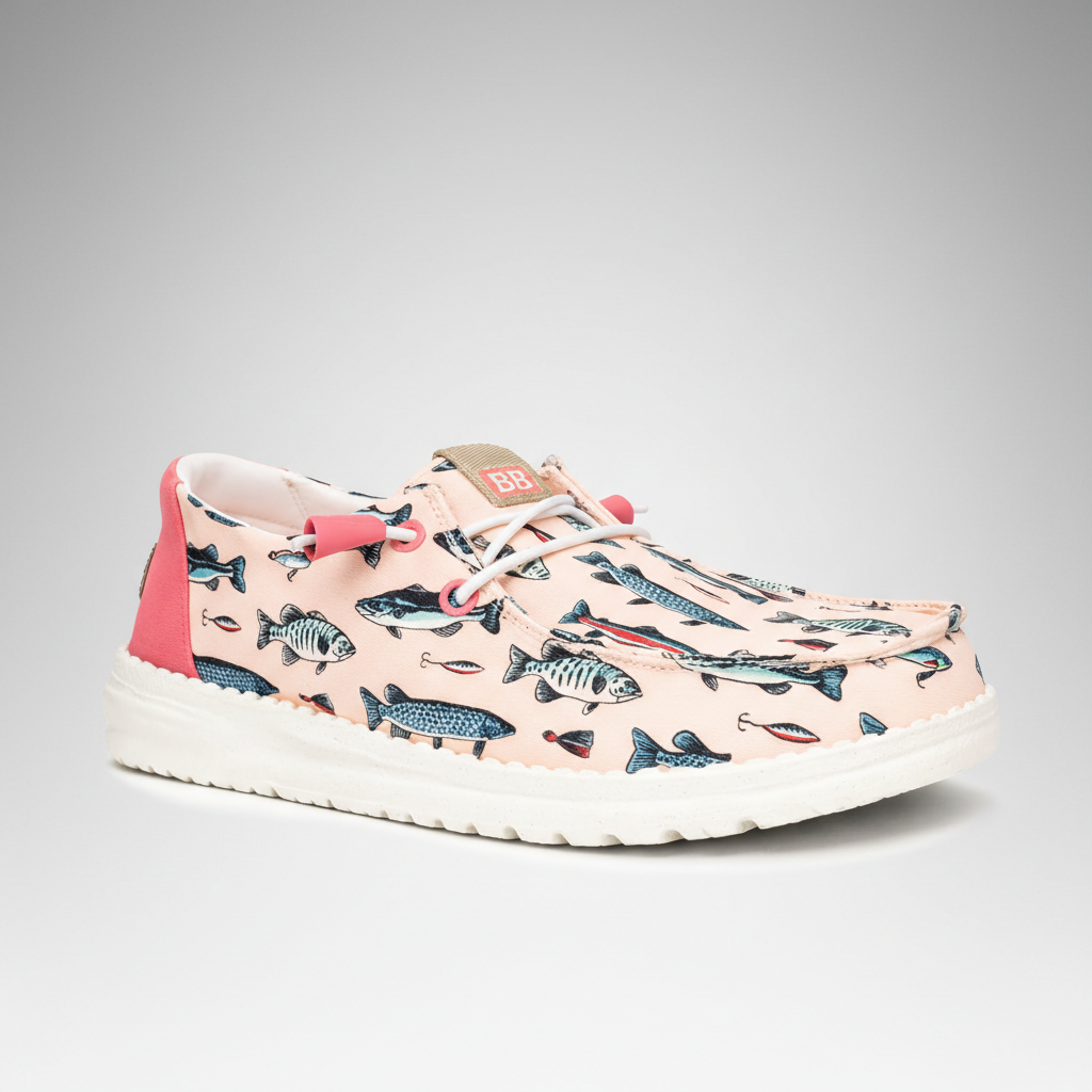 Wendy Fish Lure Casual Slip On Shoe