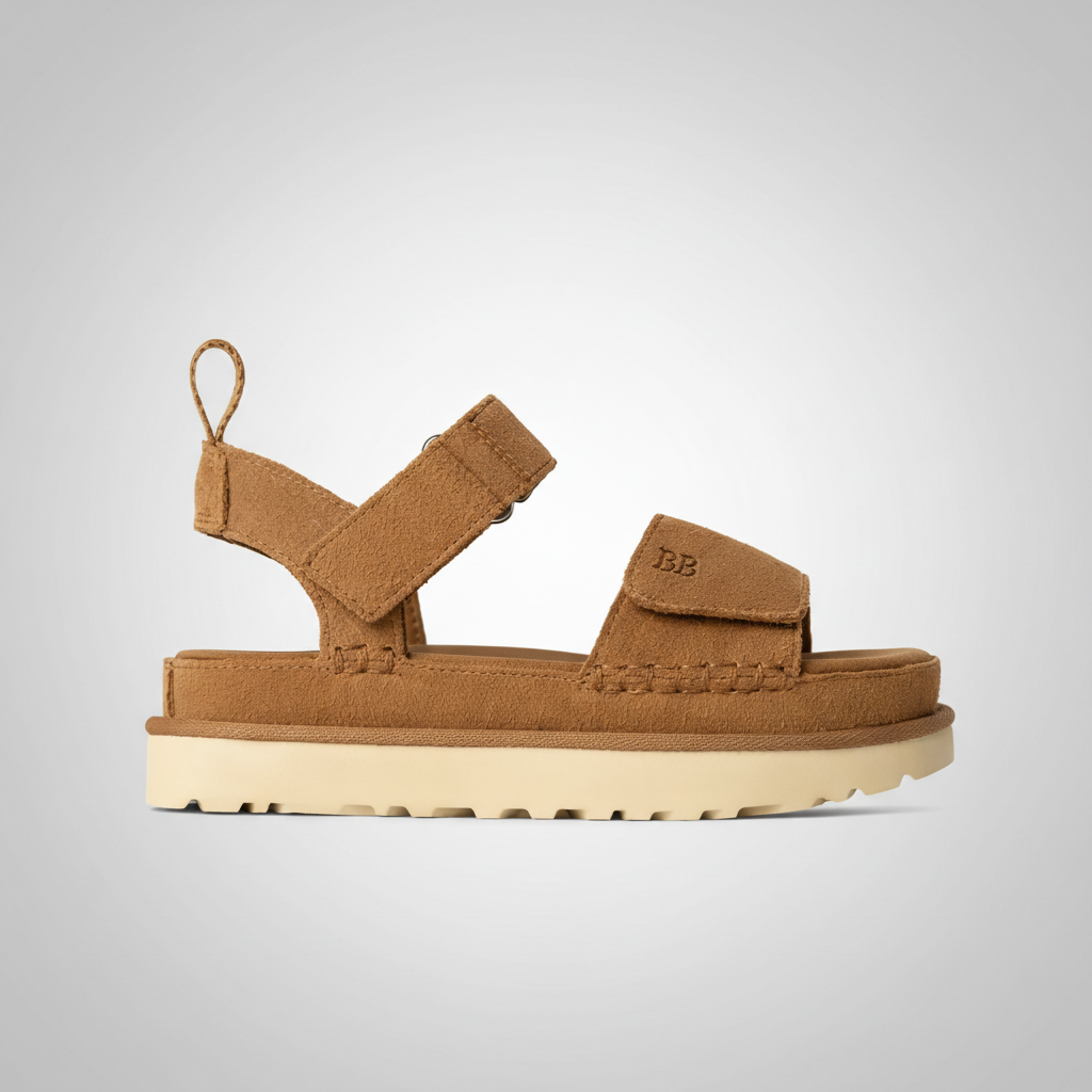 Goldenstar Suede Hook Loop Sandal