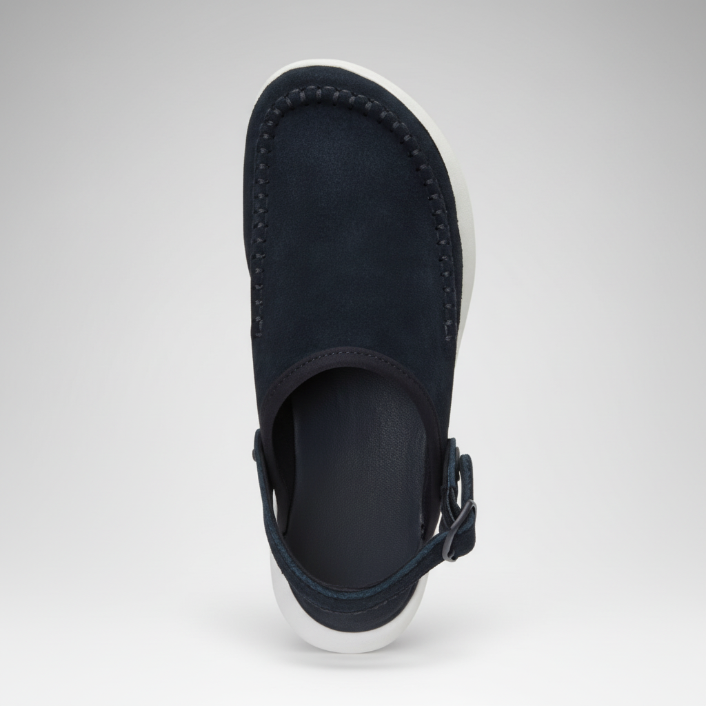 Delray Suede Platform Clog Shoe