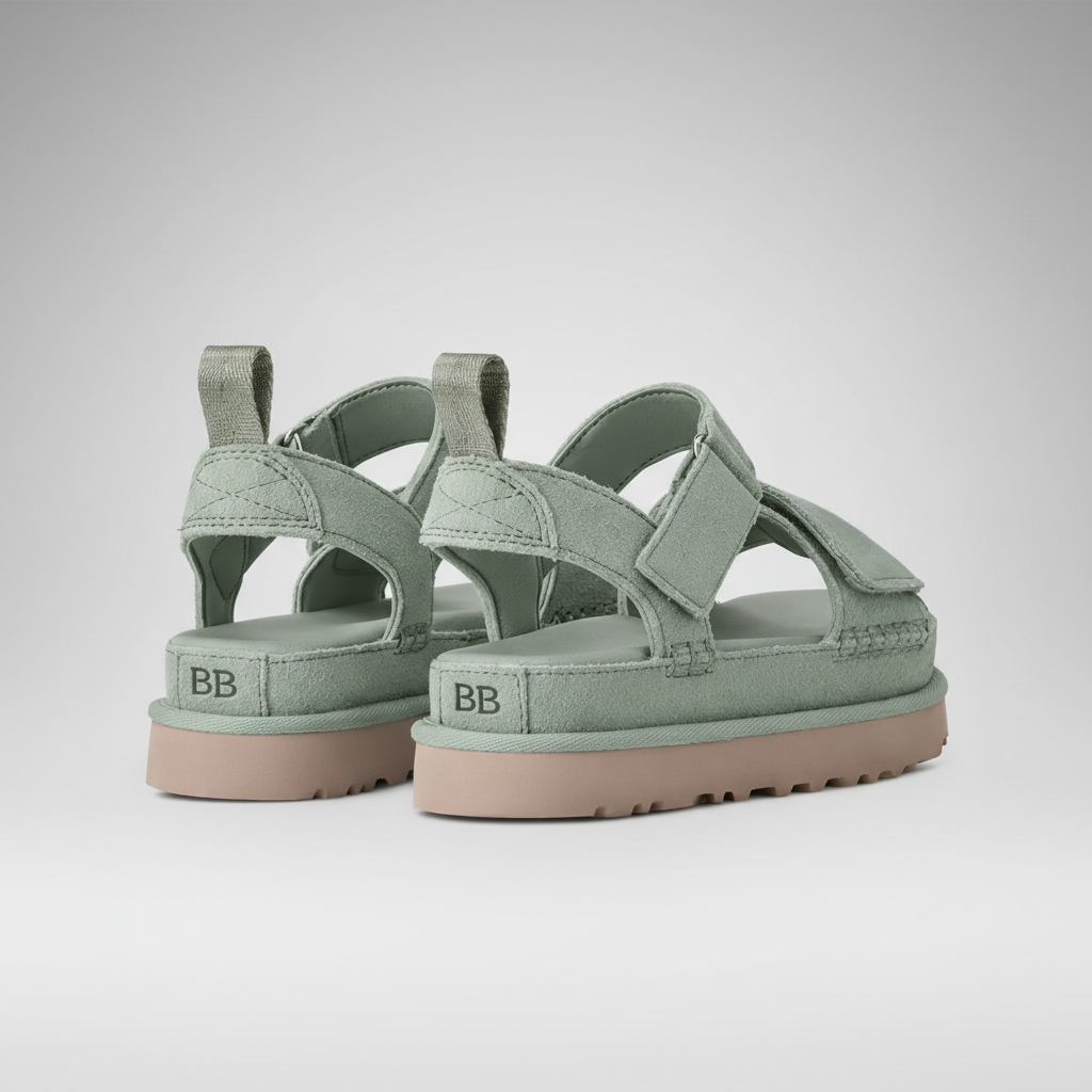 Goldenstar Suede Hook Loop Sandal