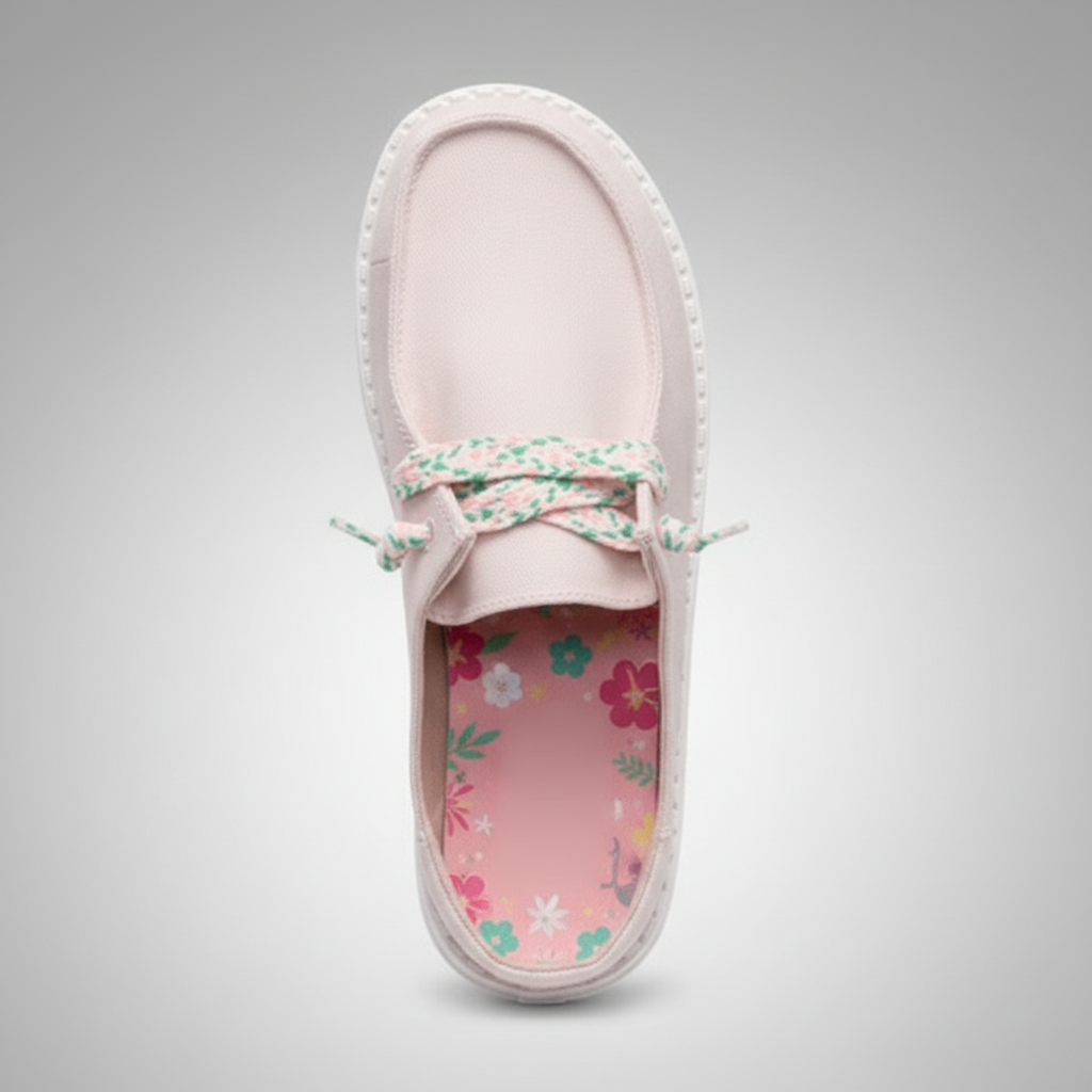 Lightweight Everyday Slip Ons With Lace Details