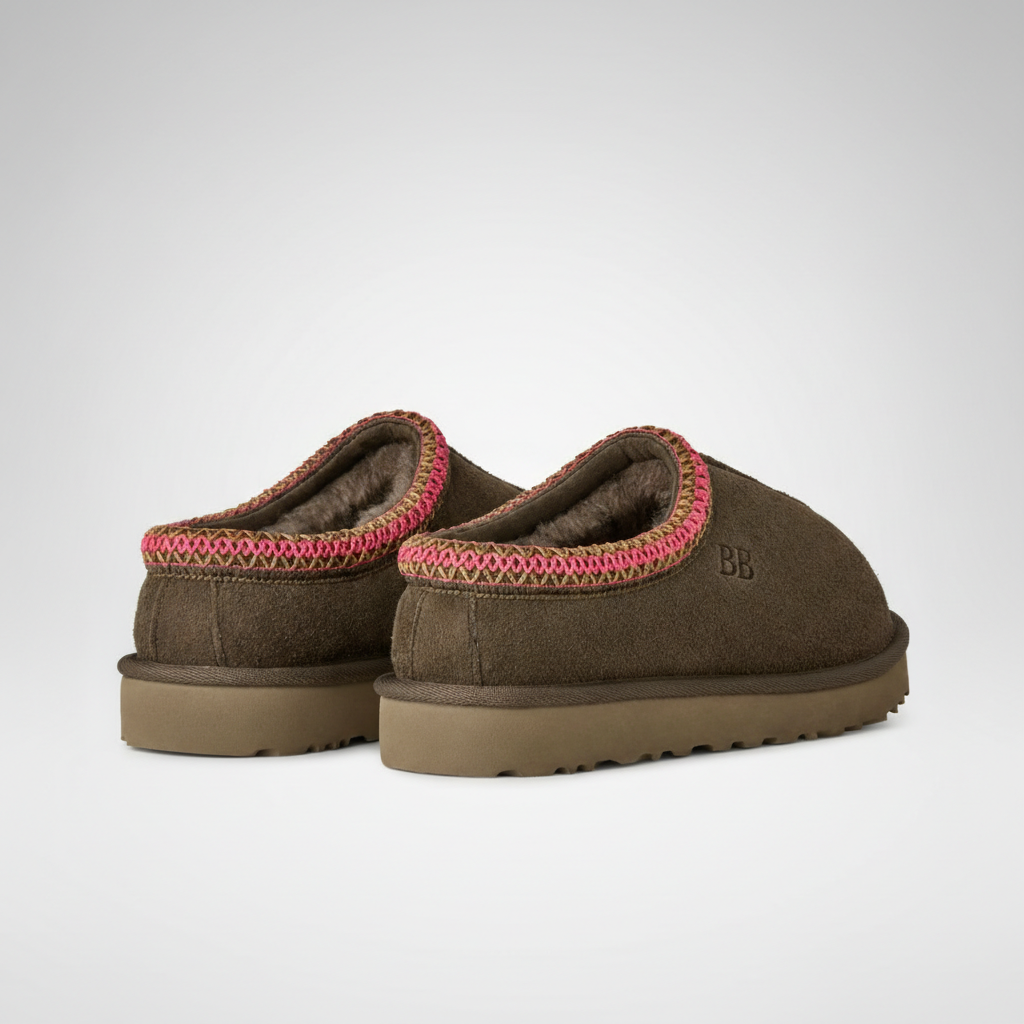 Tasman II Suede Slip On Platform Slipper