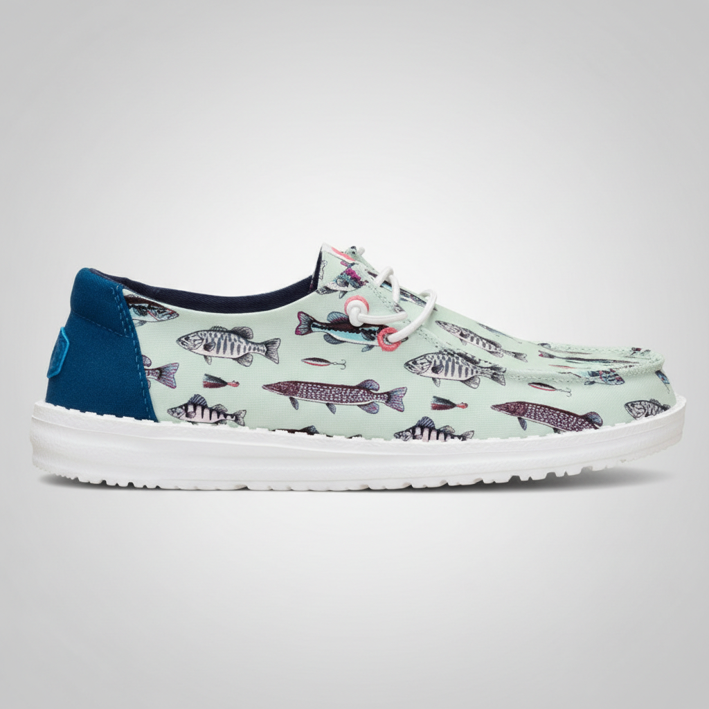 Wendy Fish Lure Casual Slip On Shoe