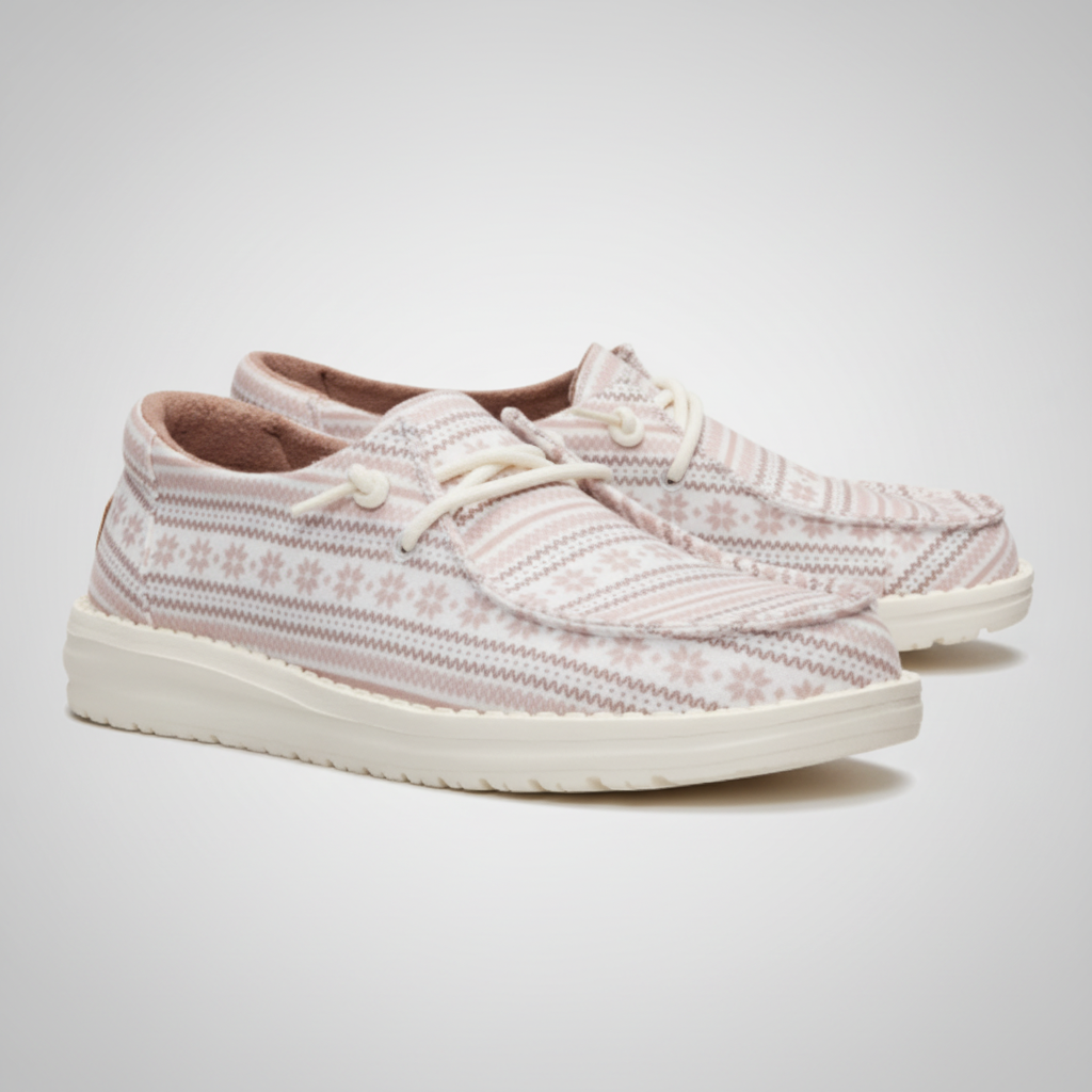 Nordic Pattern Lightweight Casual Slip On Shoes