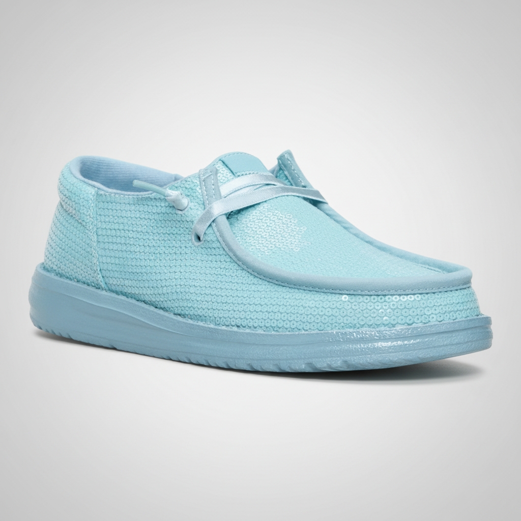 Sequin Lightweight Casual Slip On Shoes