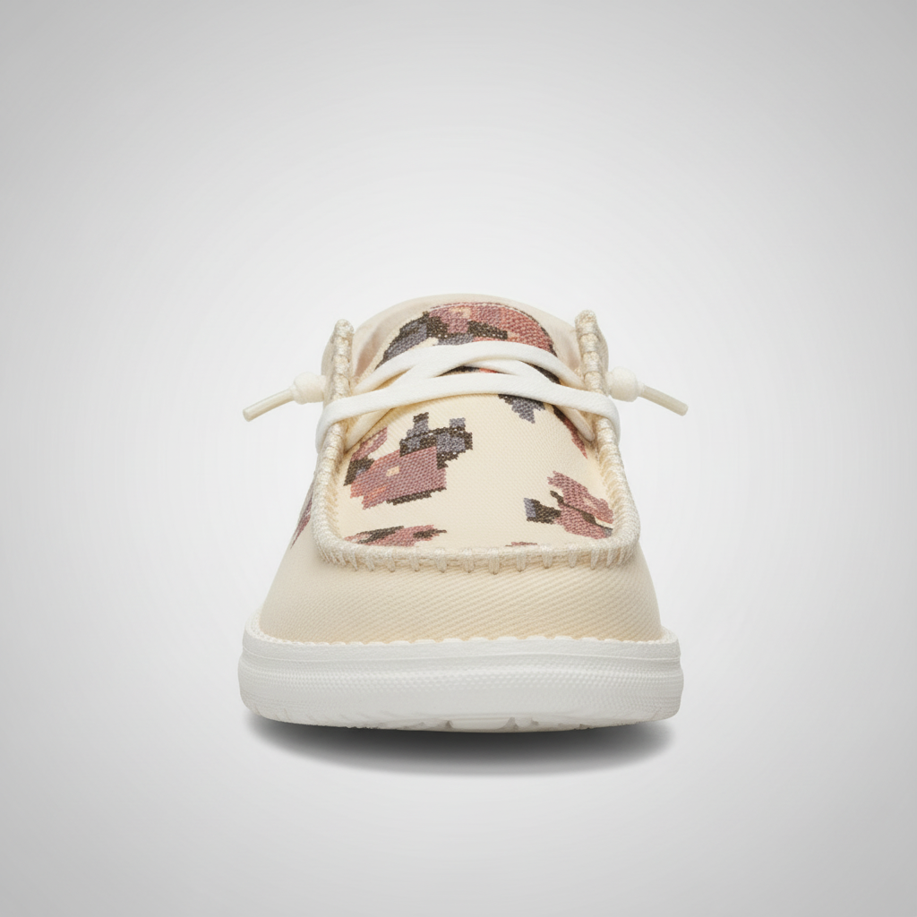 Cross Stitch Embroidered Everyday Canvas Shoes