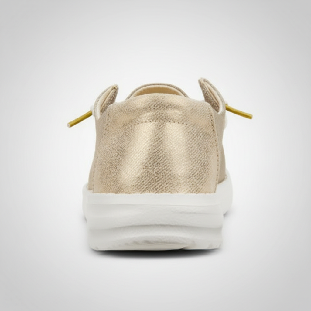 Shimmer Slip On Fashion Sneakers