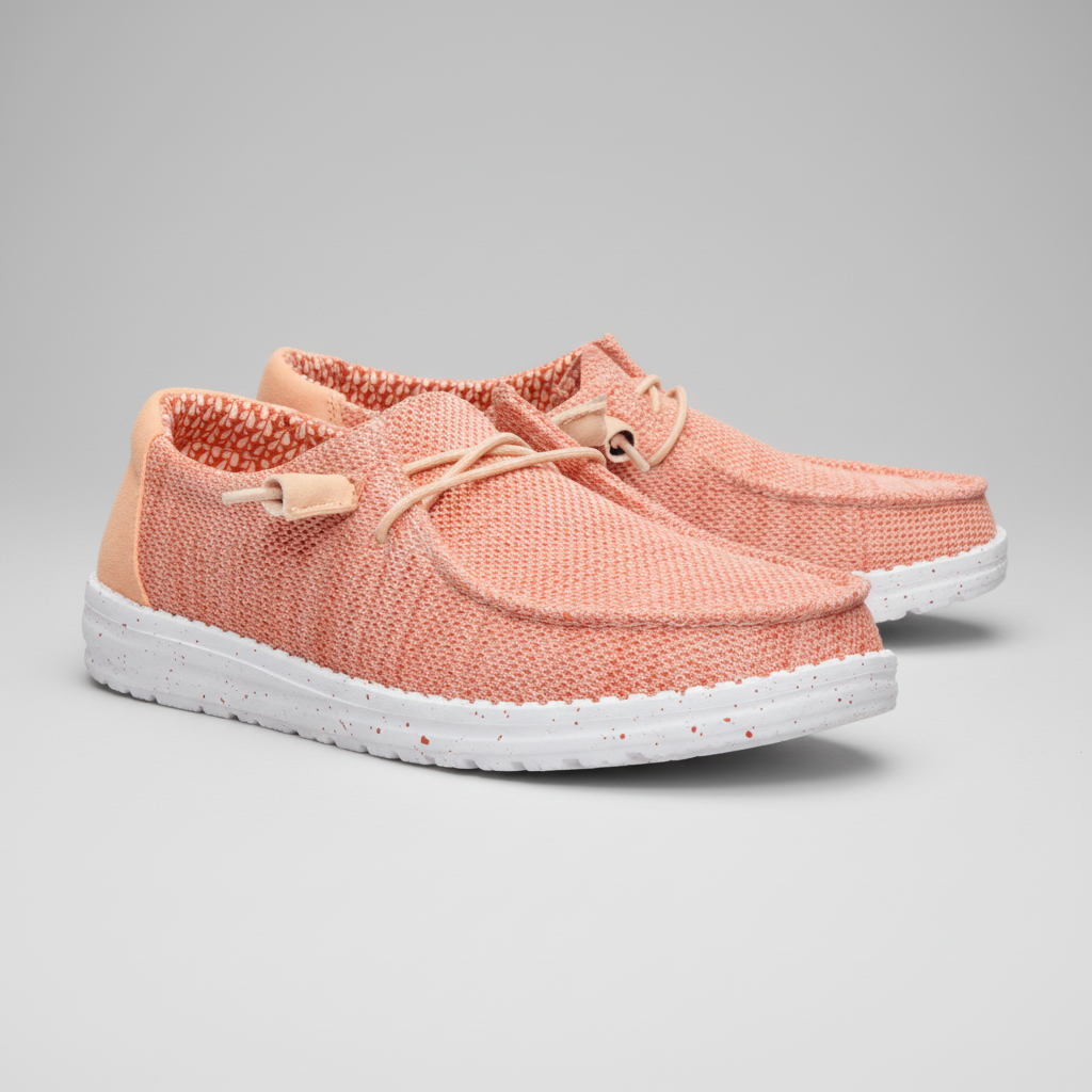 Stretch Mesh Lightweight Slip On Shoes