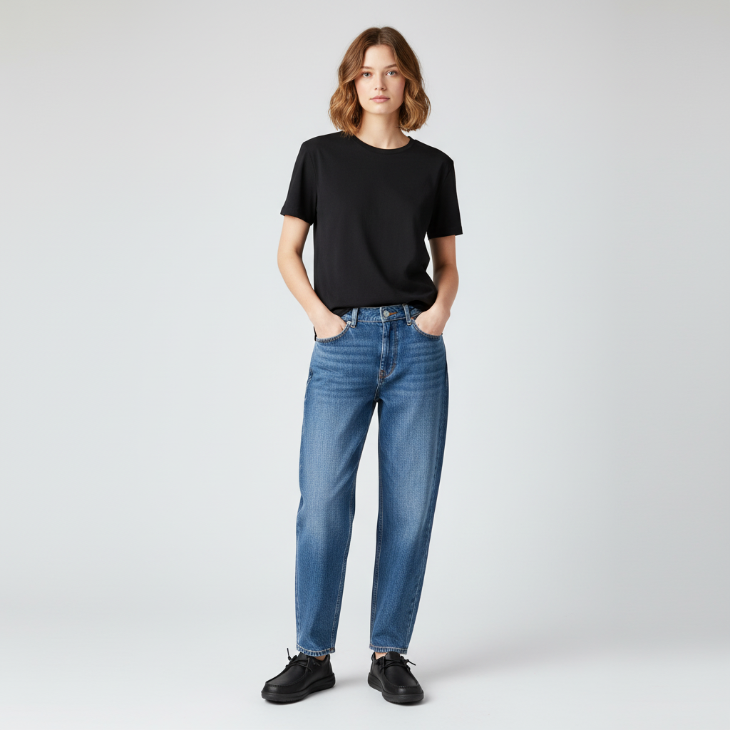 Classic Work Shoes With Lace Up Details 