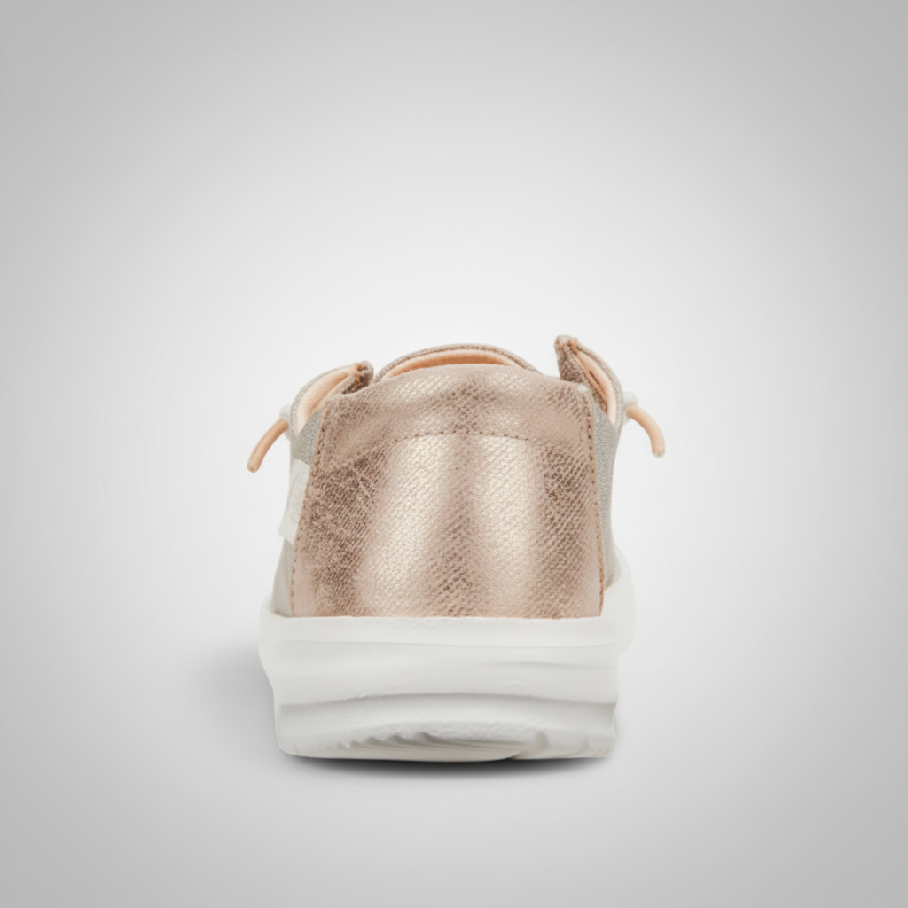 Shimmer Slip On Fashion Sneakers