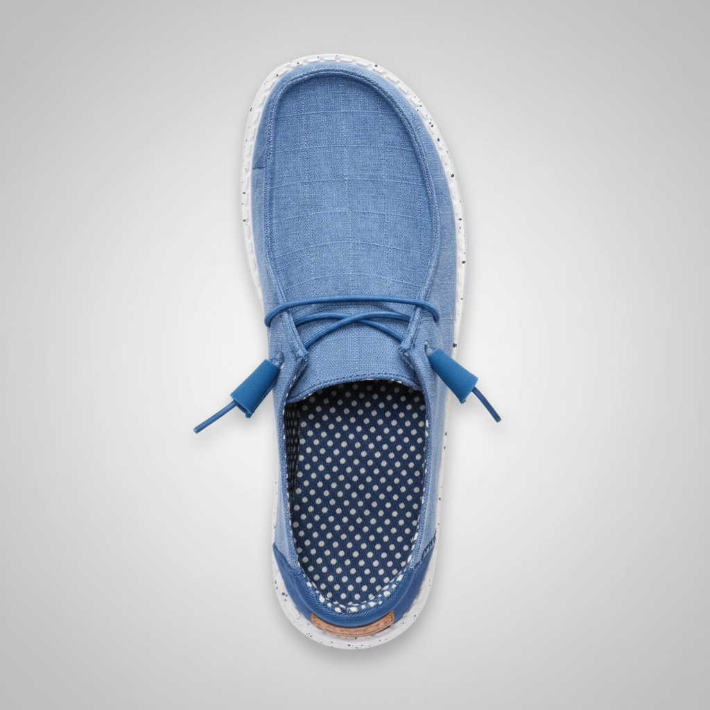 Wendy Chambray Grid Casual Shoe