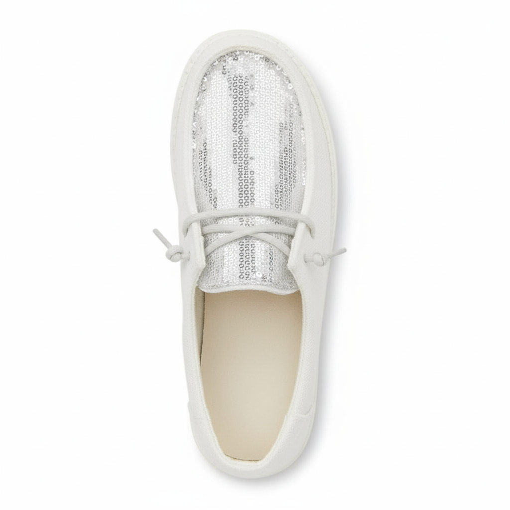 Slip Sequin Sparkle Mule Shoes For Women