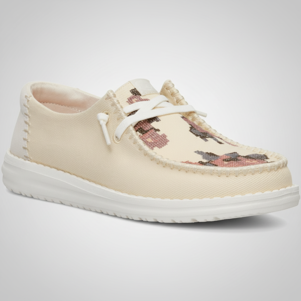 Cross Stitch Embroidered Everyday Canvas Shoes