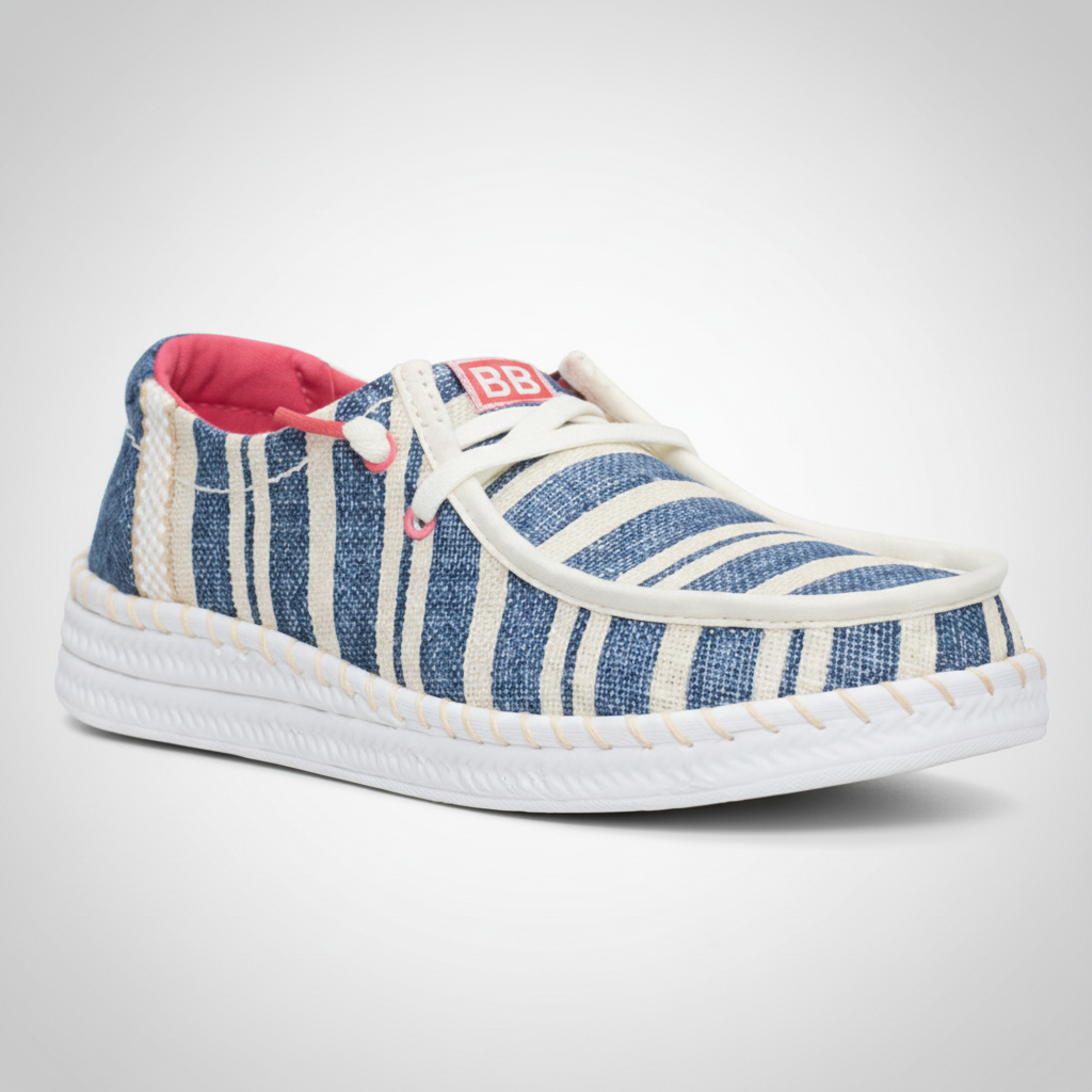 Espadrille Coast Striped Casual Shoes For Women
