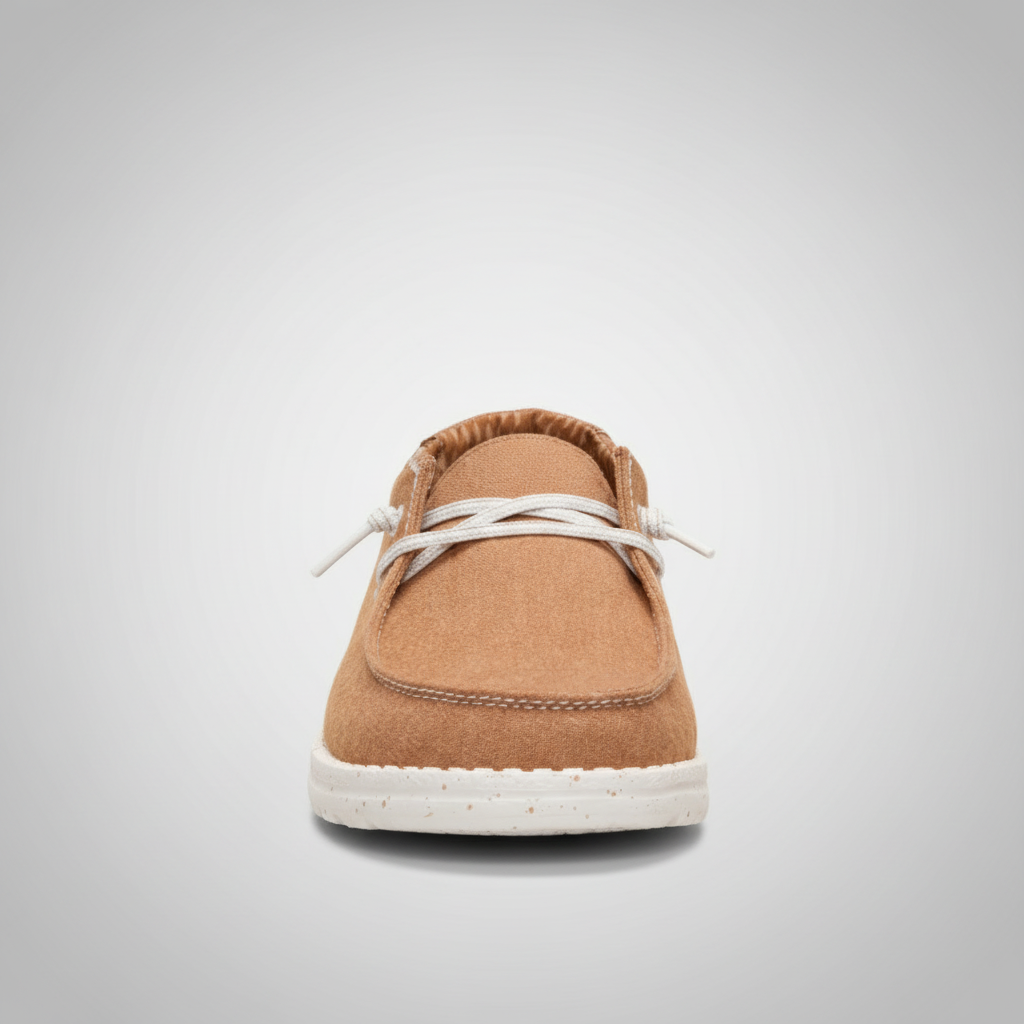 Brushed Linen Lightweight Casual Slip Shoes