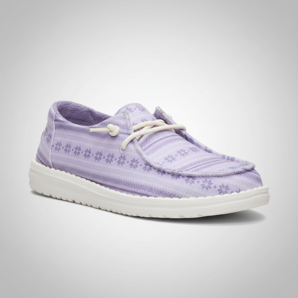 Nordic Pattern Lightweight Casual Slip On Shoes