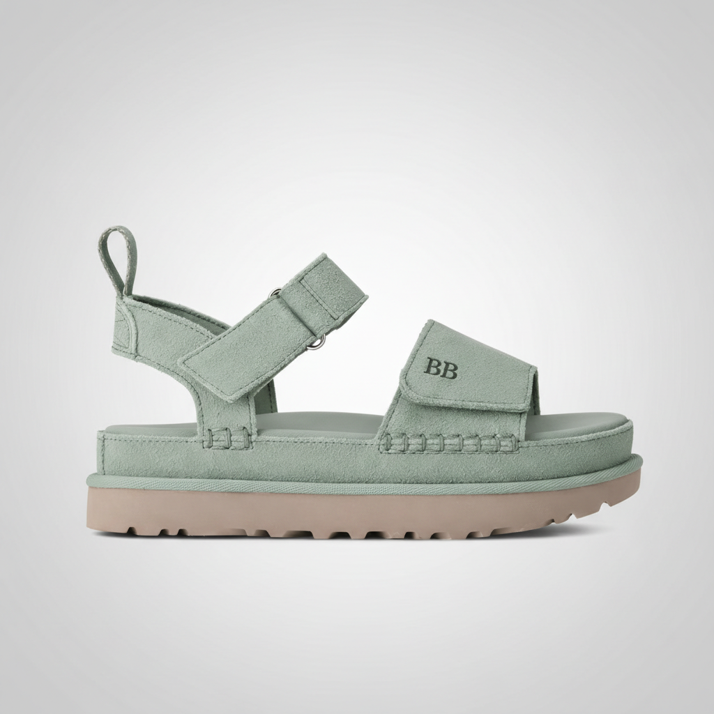 Goldenstar Suede Hook Loop Sandal