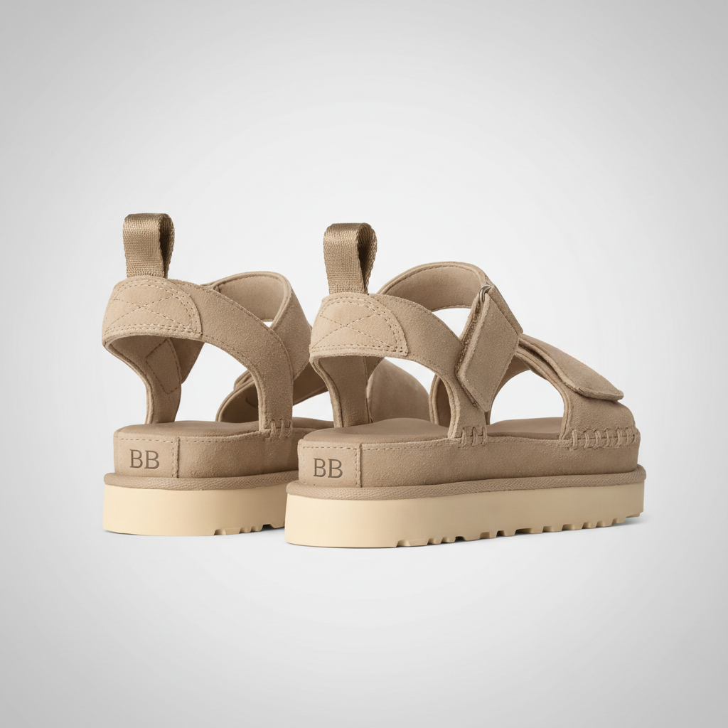 Goldenstar Suede Hook Loop Sandal
