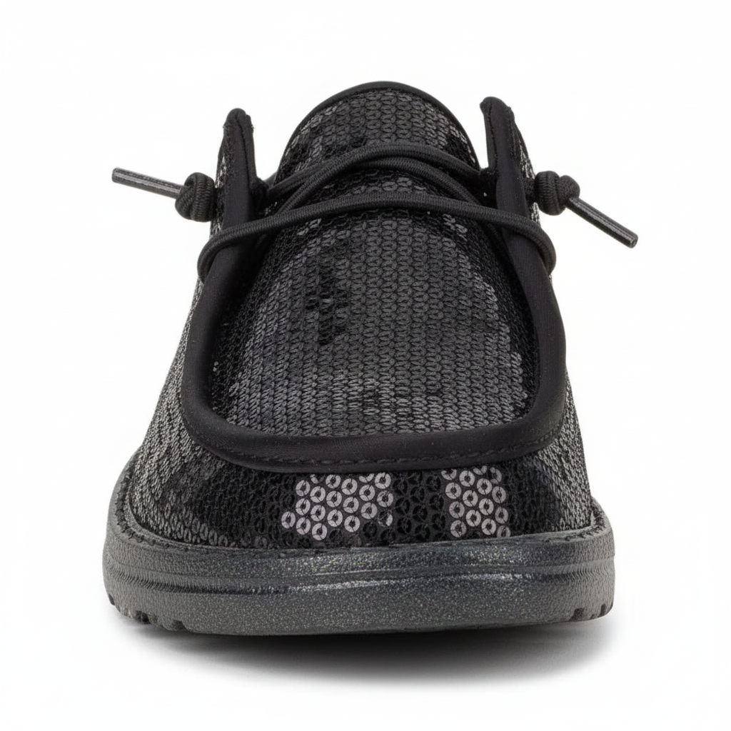 Slip Sequin Sparkle Mule Shoes For Women