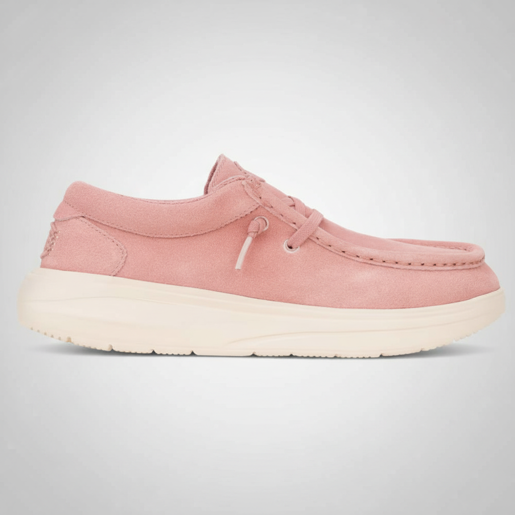Suede Lace Casual Shoes for Women