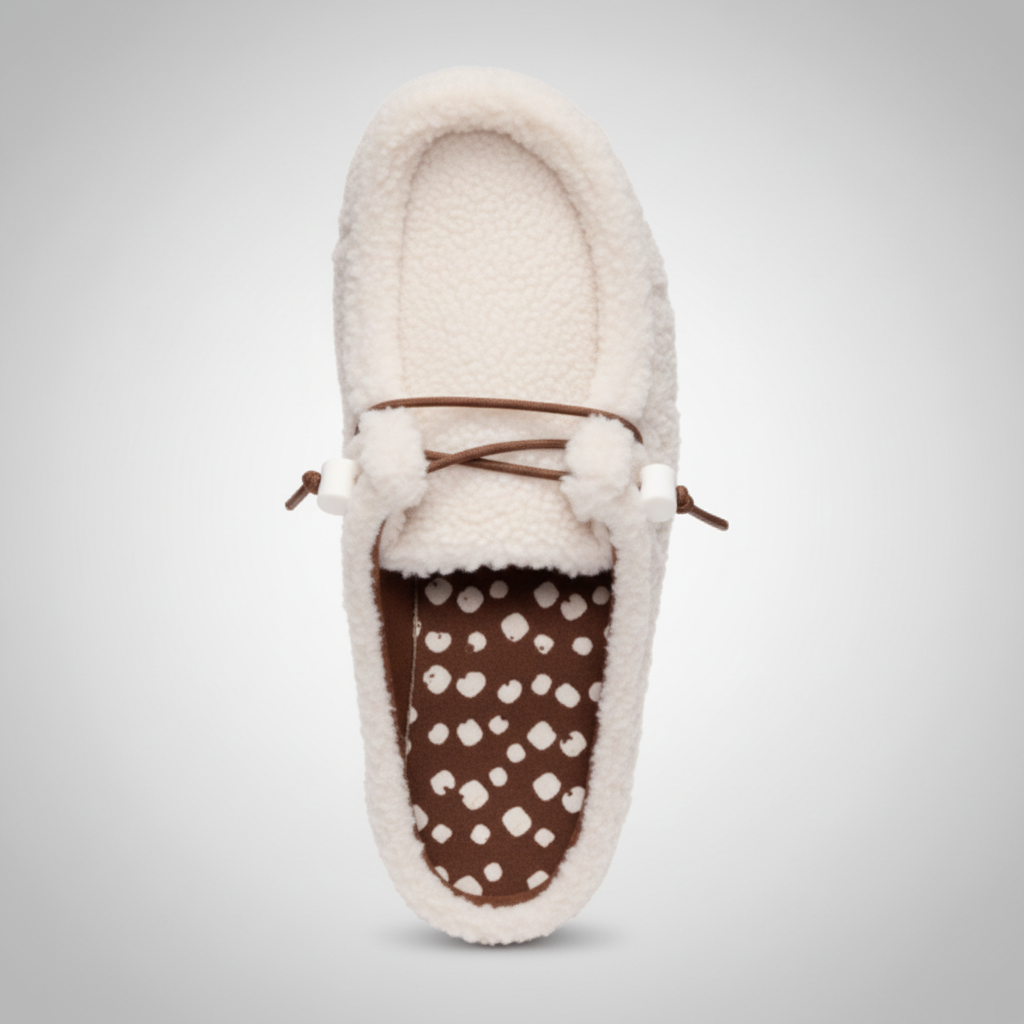 Soft Textured Cozy Slip Ons Shoes