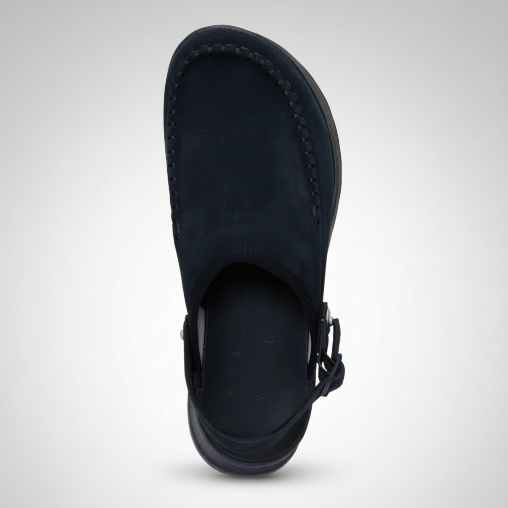 Delray Suede Platform Clog Shoe