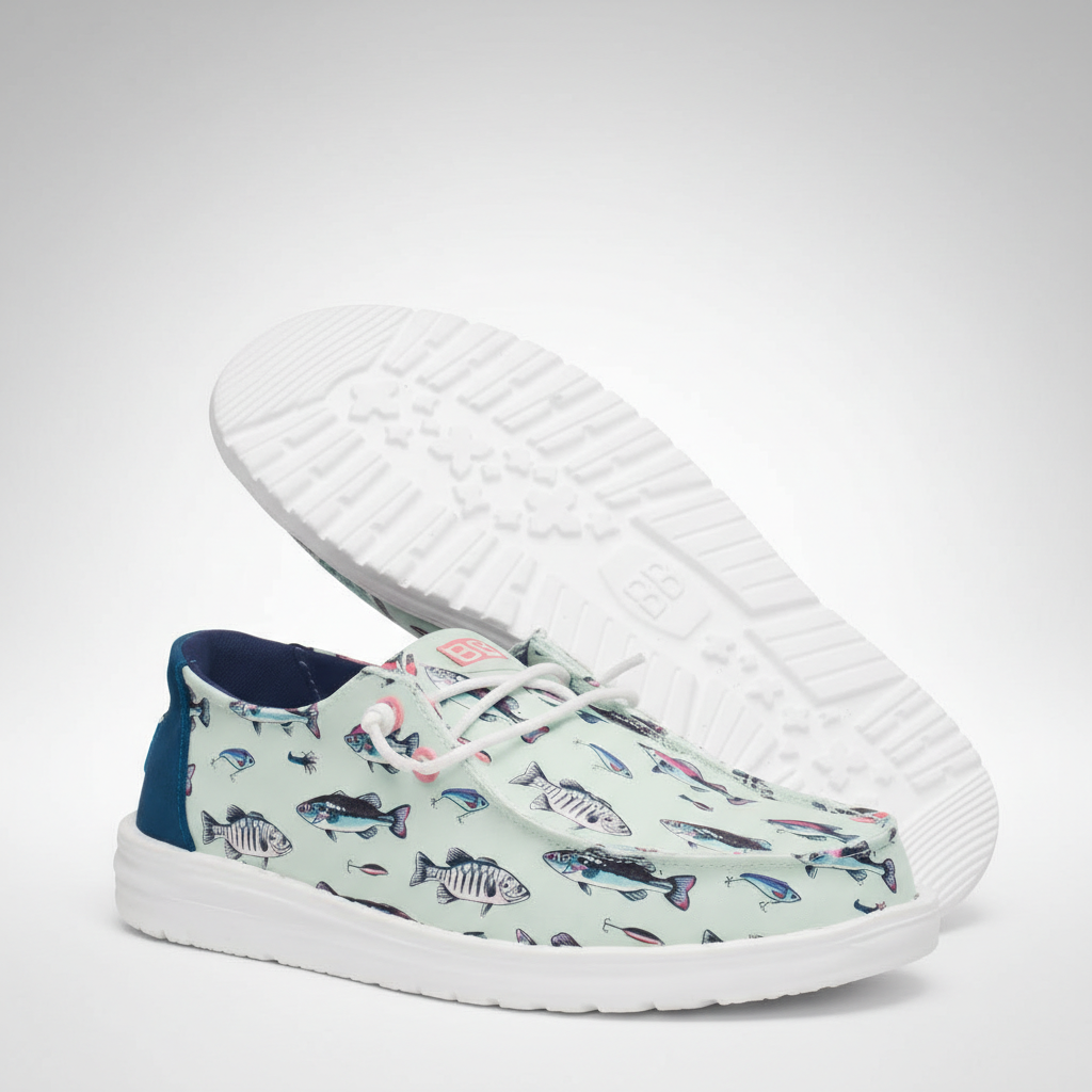 Wendy Fish Lure Casual Slip On Shoe