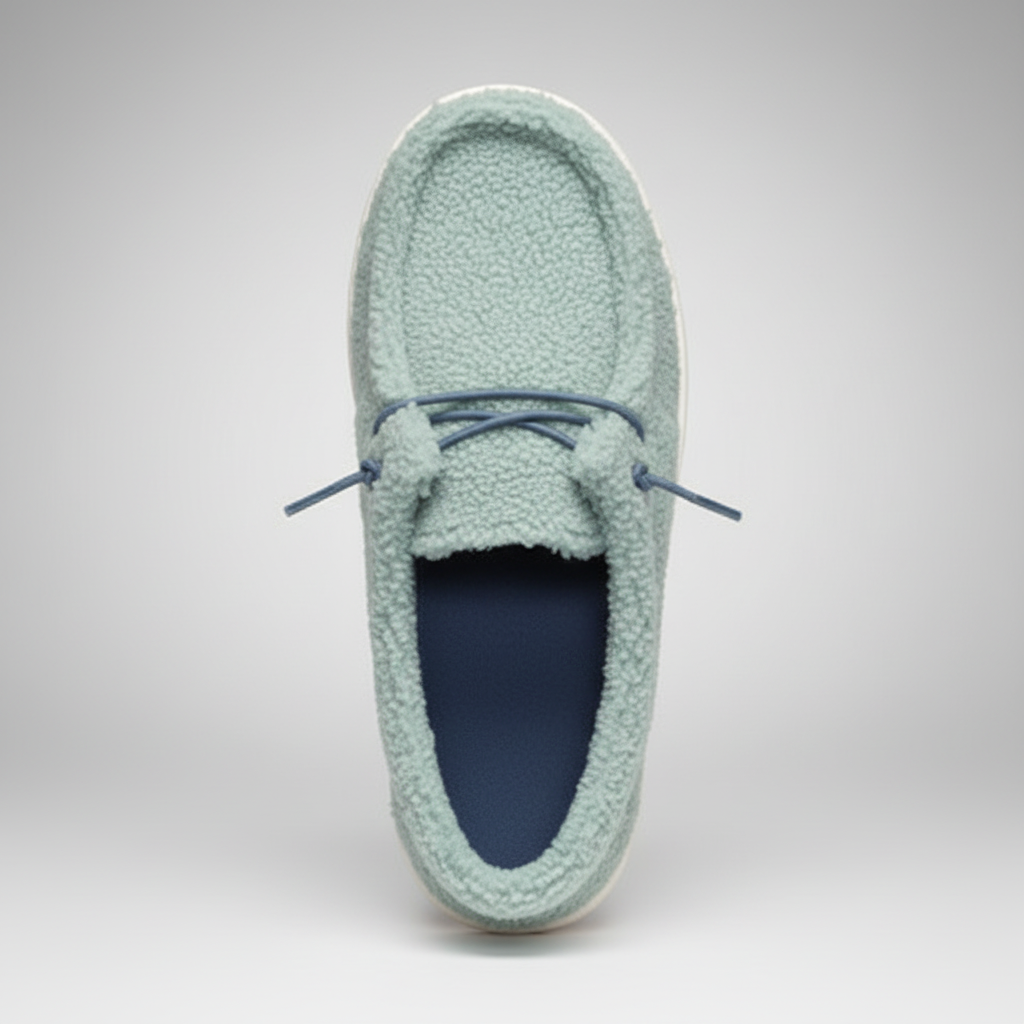 Warm Brown Sherpa Casual Comfortable Shoes