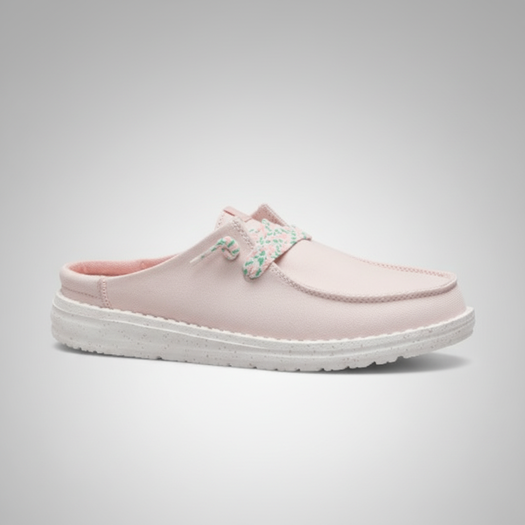 Lightweight Everyday Slip Ons With Lace Details