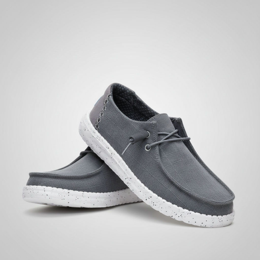 Wendy Chambray Grid Casual Shoe