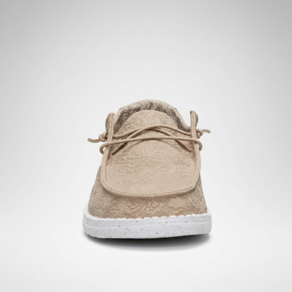 Wendy Ranch Textured Casual Slip On Shoes