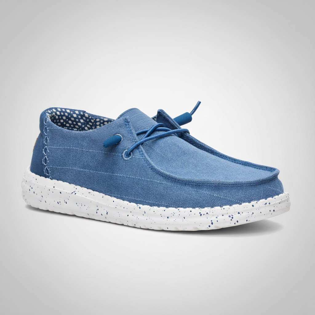 Wendy Chambray Grid Casual Shoe