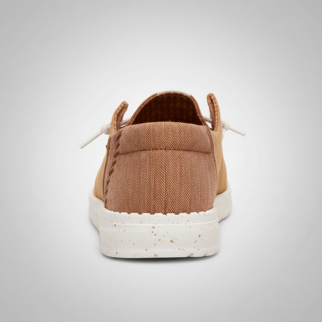 Brushed Linen Lightweight Casual Slip Shoes