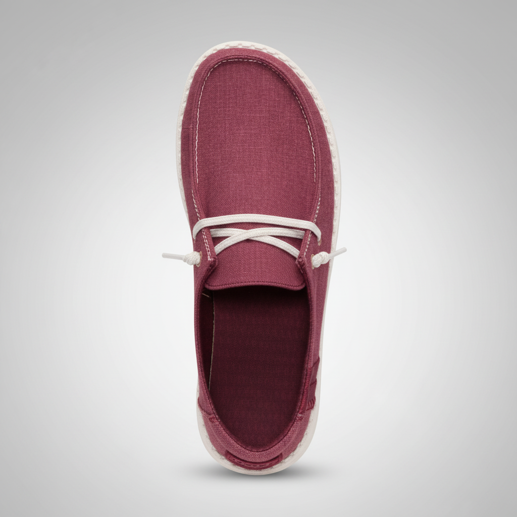 Brushed Linen Lightweight Casual Slip Shoes