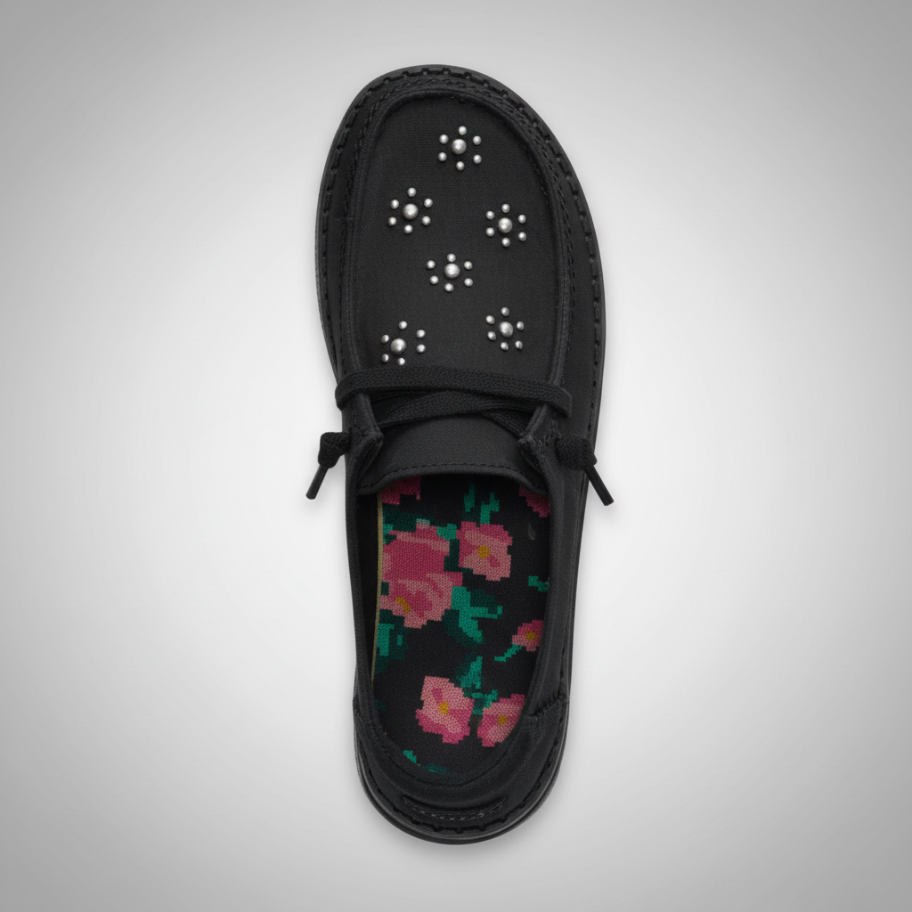 Decorative Star Stud Details Casual Shoes