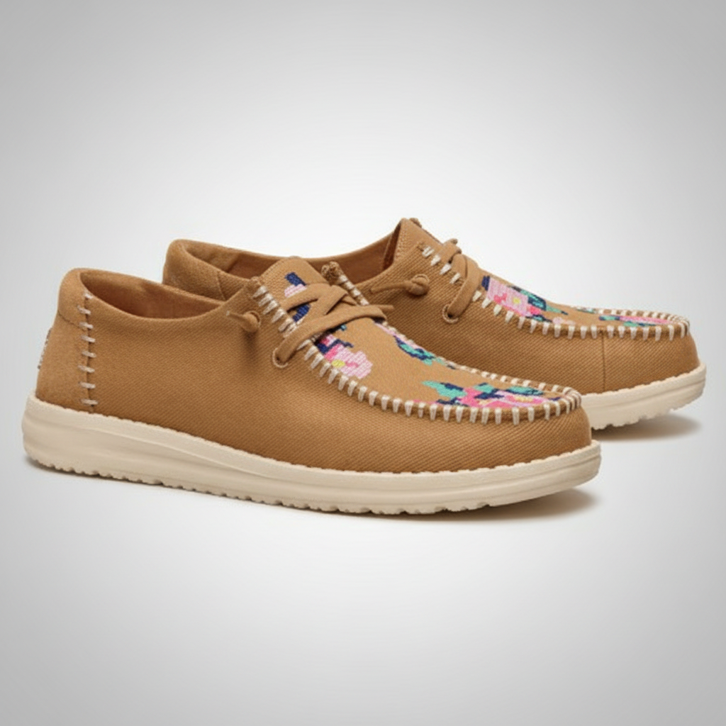 Cross Stitch Embroidered Everyday Canvas Shoes