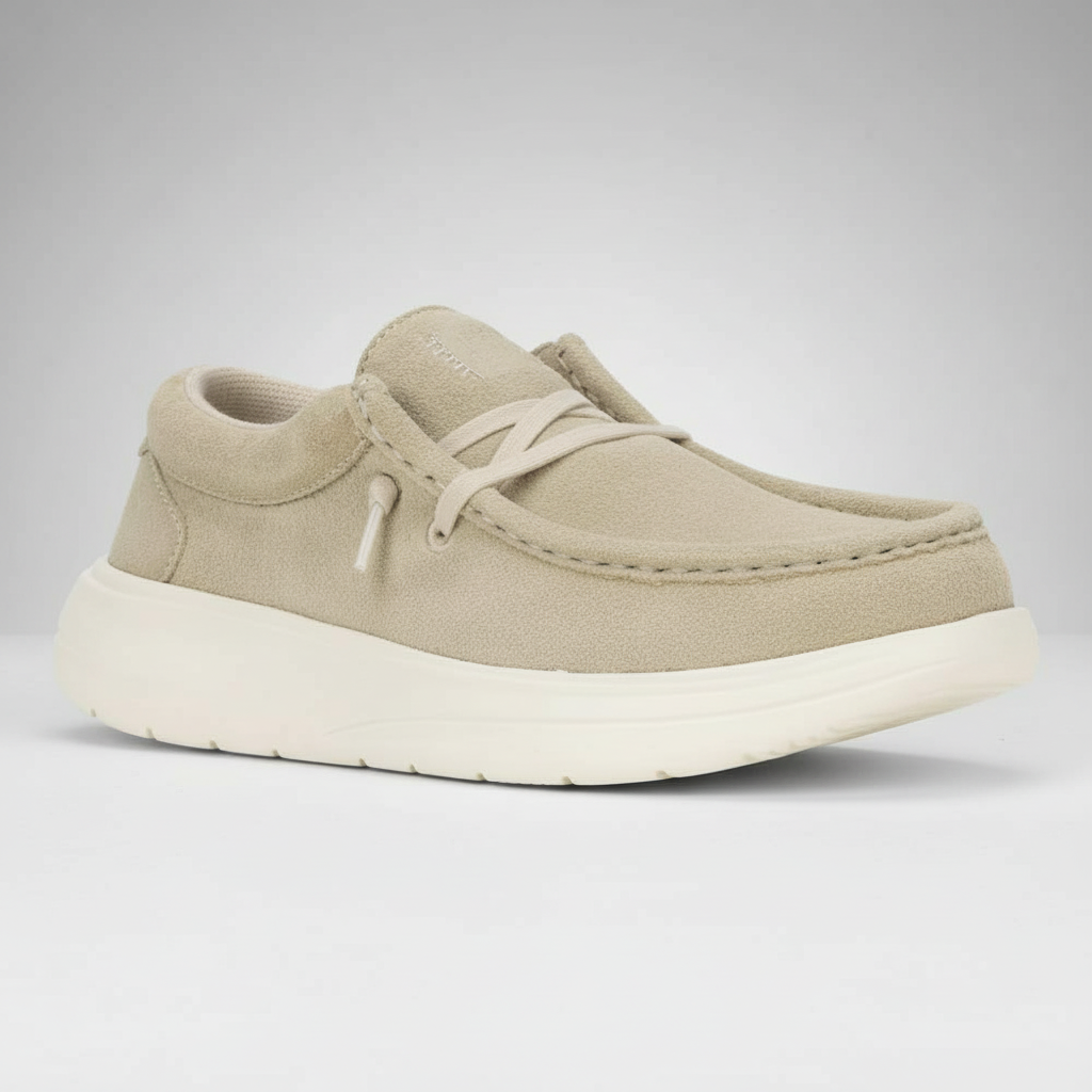 Suede Lace Casual Shoes for Women